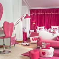 Chambre Barbie au Plaza Athénée