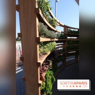 Molitor : terrasse rooftop, mur d'herbes aromatiques