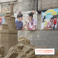 Paris Plage 2014 : château de sable