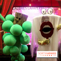 Lancement des illuminations et des vitrines 2014 des Galeries Lafayette