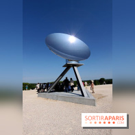 Sky Mirror d'Anish Kapoor au Château de Versailles