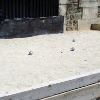 Pétanque à Paris plage, sur les bords de Seine