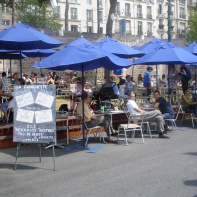 Terrasse-Bistrot "La guinguette" sur les bords de Seine à Paris plage
