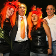 soirée, skyboard, rock band, étoile