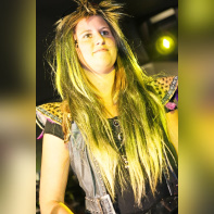 soirée, skyboard, rock band, étoile