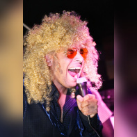 soirée, skyboard, rock band, étoile