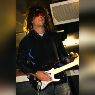 soirée, skyboard, rock band, étoile