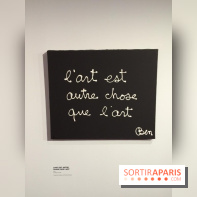 Photos de l'exposition Ben au musée Maillol 