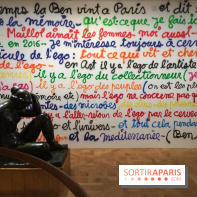 Photos de l'exposition Ben au musée Maillol 