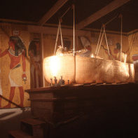 Vue du Sarcophage de Toutankhamon