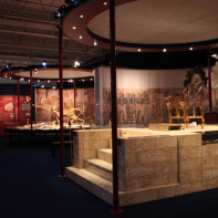 Vue générale de l'exposition Toutankhamon