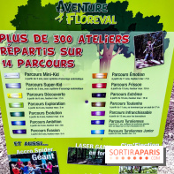 Aventure Floréval, le parcours en pleine nature