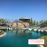 Parc Astérix 2017, Pégase Express in progress