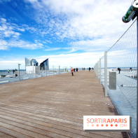Réouverture du toit de la Grande Arche de La Défense