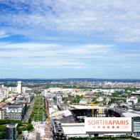 Réouverture du toit de la Grande Arche de La Défense