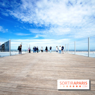 Réouverture du toit de la Grande Arche de La Défense