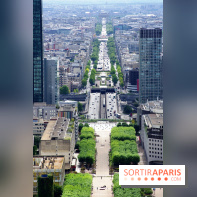 Réouverture du toit de la Grande Arche de La Défense