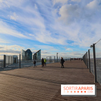 Réouverture du toit de la Grande Arche de La Défense