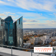 Réouverture du toit de la Grande Arche de La Défense