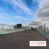 Réouverture du toit de la Grande Arche de La Défense