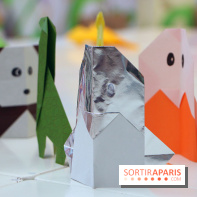 700 animaux en origami envahissent Beaugrenelle !
