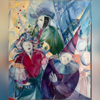 Exposition Elisabetta Bertulli à la galerie Joseph : "Il me peignait le visage de bleu"