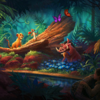 Disneyland Paris : la zone Le Roi Lion se dévoile avec de nouveaux concept-arts