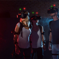 Un laser game VR à l'Aerokart d'Argenteuil