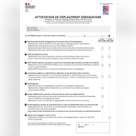 Confinement : découvrez les nouvelles attestations de déplacement numériques et à imprimer