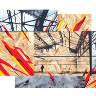 Exposition des street artist Lek et Katre, Urban Strata, à la galerie Joël Knafo