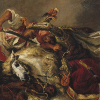 Exposition au Musée Delacroix, Un duel romantique, Le Giaour de Lord Byron par Delacroix