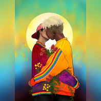 Exposition Blak Rainbow de Dylan Mooney à l'Ambassade d'Australie