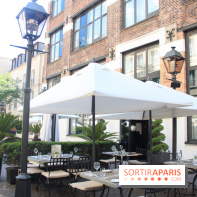 Le restaurant-terrasse des Jardins du Marais