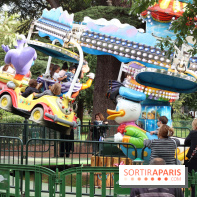 Le Village des Manèges provisoire du Jardin d'Acclimatation