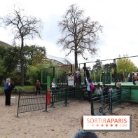 Le Village des Manèges provisoire du Jardin d'Acclimatation