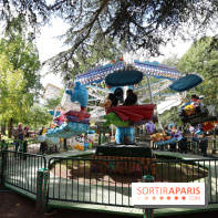 Le Village des Manèges provisoire du Jardin d'Acclimatation