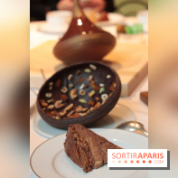 Bûche de Noël toupie du Shangri-La Paris 2017