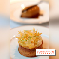 Bûche de Noël toupie du Shangri-La Paris 2017