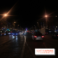 Illuminations des Champs Elysées 2017 avec Lily Rose Depp