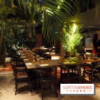 Après, le resto de l'hôtel Kube à l'esprit jungle