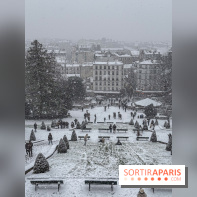 La Neige à Paris -  Montmartre