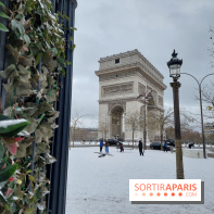 La Neige à Paris - Arc de Triomphe