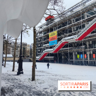 La Neige à Paris - Centre Pompidou
