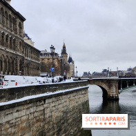 La Neige à Paris - Pont Seine