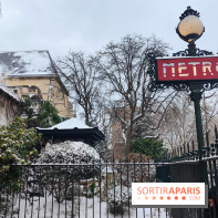 La Neige à Paris - métro