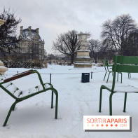 La Neige à Paris - Jardin des Tuileries