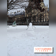 La Neige à Paris -  Jardin des Tuileries