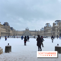 La Neige à Paris - musée du Louvre