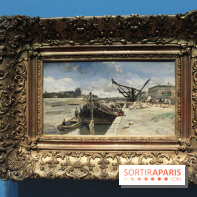 Vue sur la Seine avec le Louvre et les Tuileries à Paris, Johan Barthold Jongkind, 1849 - expo Les Hollandais à Paris au Petit Palais