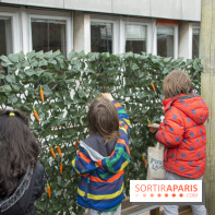 Chasse aux oeufs de Pâques Pierre Lapin au BHV Marais : les photos